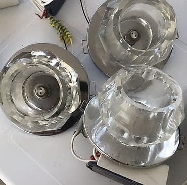 asma tavan 60x60 led: Kvars şüşəli spot işıq bədənləri (gömülü tavan üçün)5 və 3 ədəd - — 1