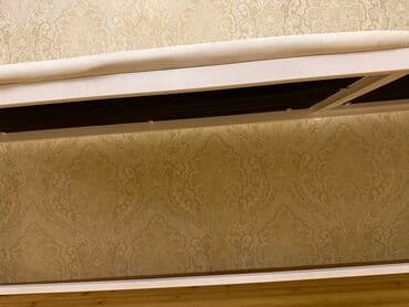 кровать двуспальная с матрасом: Б/у, Нескладной, цвет - Белый — 3