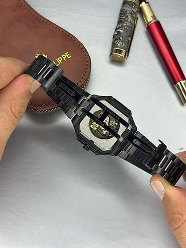 bil: Yeni, Qol saatı, Patek Phillipe, rəng - Qara — 5