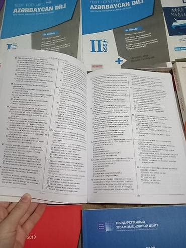 Книги и журналы: Dim test topluları. YENİDİR sadece bəziləri cox az işlənib. paket — 2