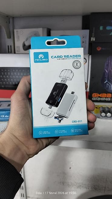 kampyuter: Mikuso CRD-011 6‑in‑1 USB 2.0 Multi‑Function OTG kart oxuyucu — 1