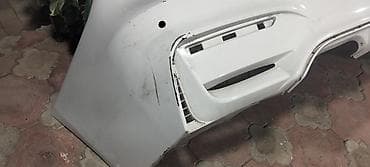 Ban, Kuzov hissələri: BMW 5 Series F10/F11 üçün arxa bamper - Rəng: ağ (boş korpus) - — 4