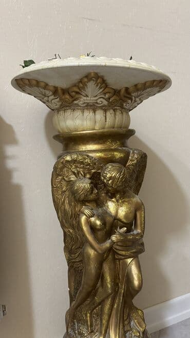 dekorativ kollar: Fiqur, Keramika, rəng - Qızılı — 5