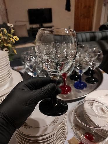 ürək gül şəkilləri: Qədəhlər, 4 ədədli dəst, Türkiyə — 4