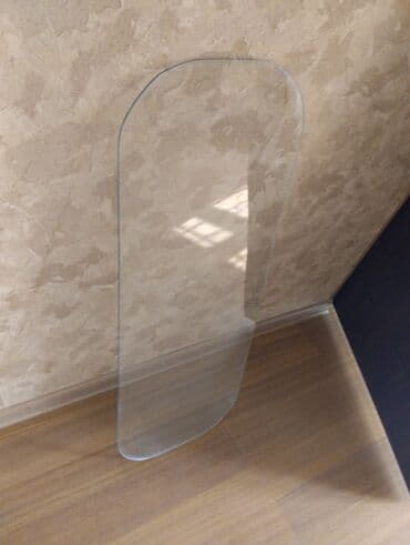 işlenmiş mebiler: Temper şüşə.
Ölçü: 90 x 32 sm.
Qalınlıq: 4 mm — 1