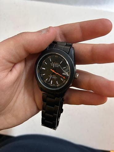 Смарт браслеты: Наручные часы, Rolex, цвет - Черный — 3