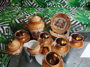 самовывоз строительного мусора: Кофейный набор, цвет - Оранжевый — 1