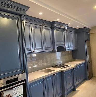 Sifarişlə mətbəx dəsti, Özü çəkən petlələr, MDF, Kredit yoxdur, Rayonlara çatdırılma, Pulsuz çatdırılma — 8