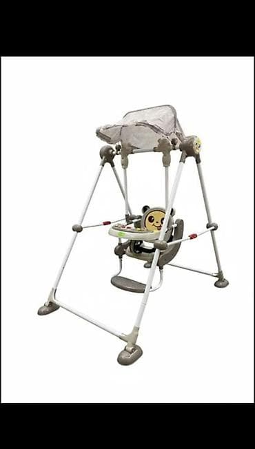 metbex masa ve oturacaqlar: Oturacaq-yelləncək, Zontikli, Metal — 1