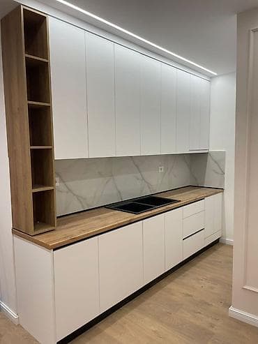 nar çeken: Sifarişlə mətbəx dəsti, Özü çəkən petlələr, Sadə laminat — 3