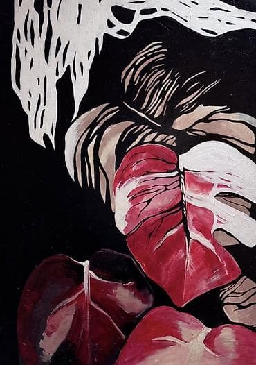 divar tablosu: Картины на заказ Məhsul: Orijinal rəsm əsərləri – botanika mövzulu — 2