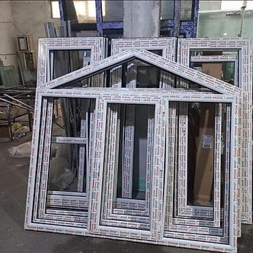 plastik pancara: PVC pəncərə sistemləri – fərqli ölçü və formalarda hazır dəstlər — 1