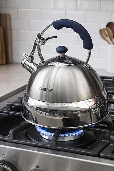 Yeni, rəng - Boz, Çaydan, Paslanmayan polad, 3-dən çox l, Almaniya