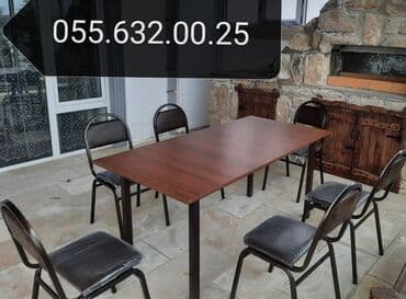 стол и стулья: 12‼️manatdan başlayir. Stol stul desti Fabridən satışı var Modellər — 4