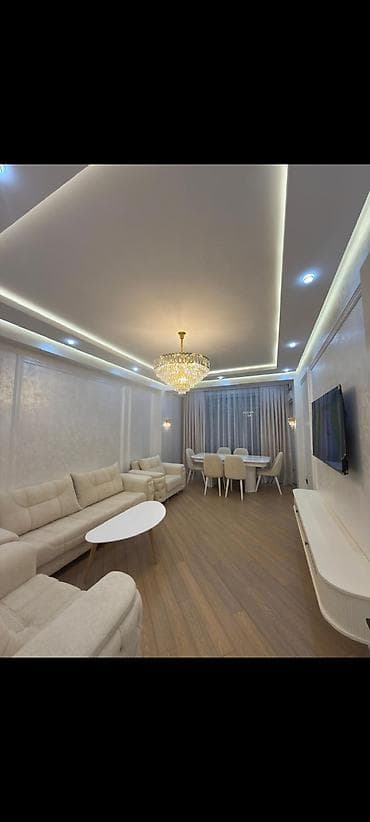 Отделочные работы: Oboy və dekorativ işlər – “Sedef/parıltılı effekt” və LED işıqlanma — 2