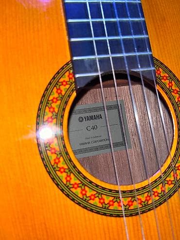 real gitara: Klassik gitara, Yamaha, İşlənmiş — 2