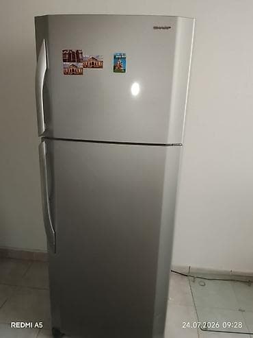 Elektronika: Sharp iki qapılı soyuducu - Rəng: gümüş/silver - Üst kamera — 3