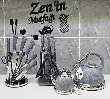 cerez qablari: Mətbəx üçün tam uyğunlaşdırılmış dəst – dörd rəngdə (boz, bənövşəyi — 1