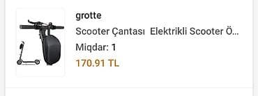 Mi Pro 2 skuteridir. Alınandan bəri çox az istifadə olunubdu. Skutere — 9