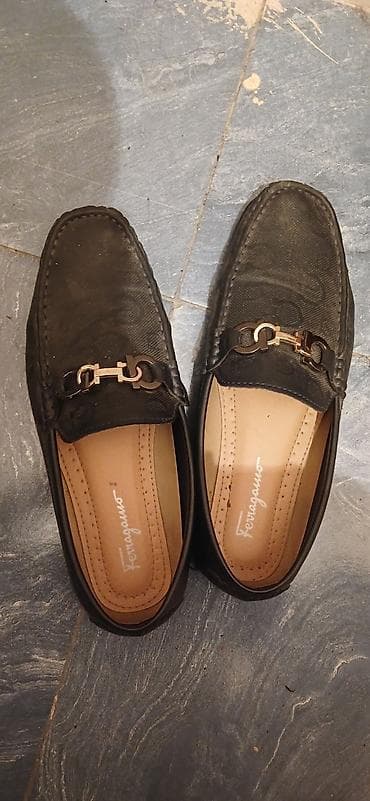 Мокасины и лоферы: Размер: 41, цвет - Черный, Б/у — 2