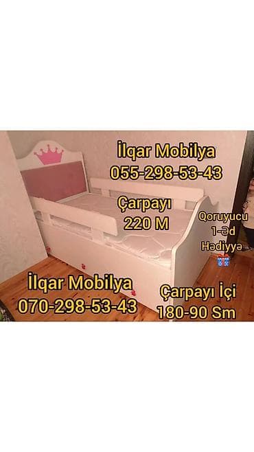 ucuz krafat: Oğlan üçün, Yeni, Çarpayı, Bazasız, Matrassız, Siyirməsiz — 1