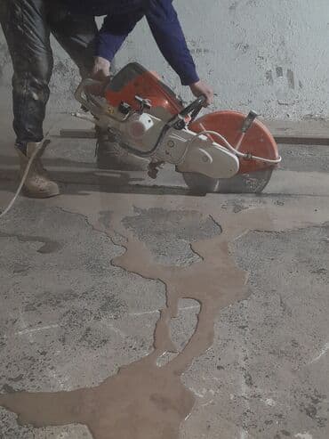 ремонт пластиковых окон: Beton kesimi deşilmesi kesintisi sökintisi borularin deşiklerin — 7