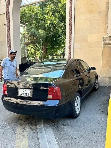 bmw e 38: Volkswagen Passat B5, sedan kuzov, qara rəng. Mator yeni dəyişilib — 6