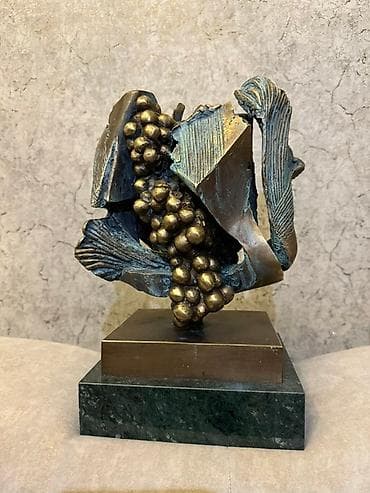 Купюры: Bürünc heykəl – abstrakt kompozisiya - Material: bürünc döküm — 3