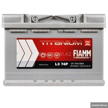 akkumulyator satışı: Akkumulyator FIAMM İtaliya istehsalı olan FİAMM markalı — 5