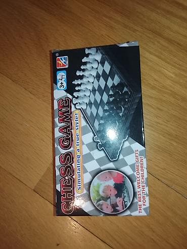 Şahmat oyunu dəsti - Qutulu stolüstü “Chess Game” dəsti - Yaş qrupu