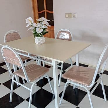 balkon ucun stol stullar: Mətbəx üçün, Qatlanmayan, rəng - Qara Stul — 10