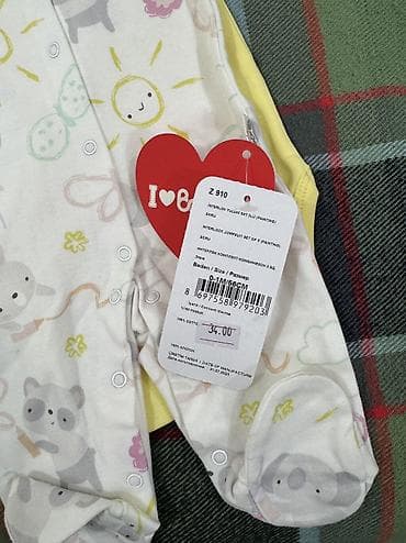 geyilmis paltar aliram: Uşaq dəsti, Qız üçün, 0 - 3 ay, Bebetto — 5