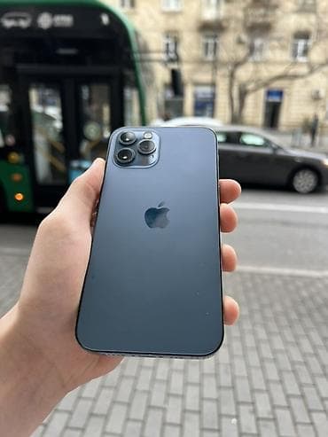 iphone 14 pro islenmis: IPhone 12 Pro, 128 GB, Pacific Blue, Face ID — 1