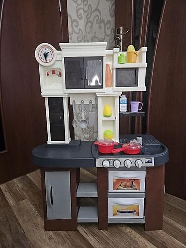 oyuncaql: Uşaq üçün plastik oyun mətbəxi - Realistik dizayn: soba paneli — 2
