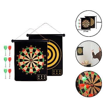 Dart, dart lövhəsi, maqnitli dart, asılqan dart, dart taxtası (44 sm)