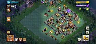 Clash of Clans hesabı – yüksək inkişaf etmiş əsas kənd + Tikinti Kəndi — 1
