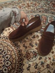 ağ mokasinlər: Ölçü: 44, rəng - Qəhvəyi, Yeni — 2