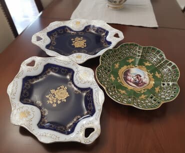 Tort və şiriniyyat qabı, Şüşə