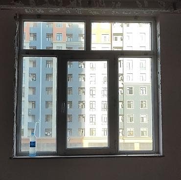 bal: Plastik (PVC) pəncərə və balkon qapıları dəsti - Ağ rəngli PVC — 1
