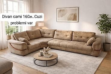 natura mebel: Künc divan, Açılmayan, Bazalı — 2