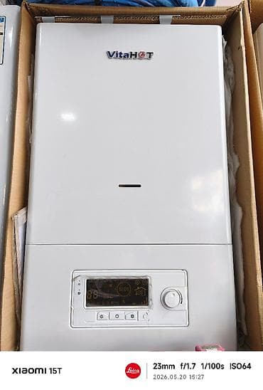 oazis su: VitaHot qaz kombi - Divardan asılan, kompakt korpus - Rəqəmsal LCD — 1