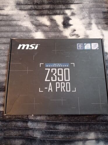 çipsi doğrayan: MSI Z390-A PRO ana plata Xüsusiyyətlər: - Intel Z390 çipseti - — 1