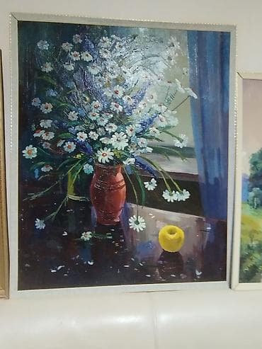 Vazalar: Yağlı boya tablo dəsti seklin denesi 400 azndir - Janr: peyzaj və — 3