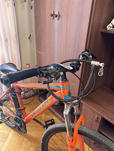 cube velo: GIMAKR GT-300 dağ velosipedi - Rəng: narıncı-mavi qrafika - Çərçivə — 3