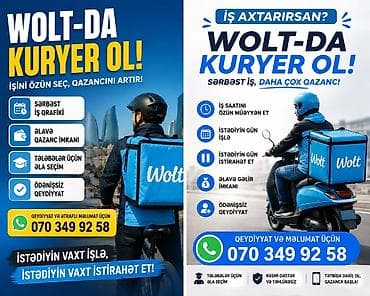 Резюме: 🚴‍♂️ WOLT KURYERLƏRİ AXTARILIR! İş axtarırsınız və ya əlavə qazanc — 1