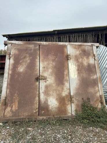 Santexnika: İşlənmiş Dəmir Qaraj darvazası, Yana açılan, Mexaniki, 4 m, Kredit yoxdur, Ünvandan götürmə — 3