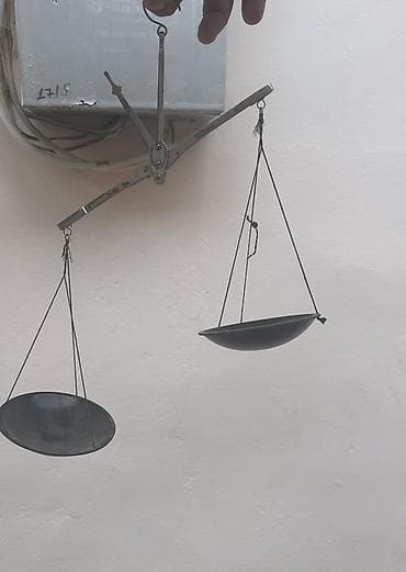 Məhsul: Asma tərəzi (iki kasalı), mexaniki Təsvir: - Klassik balans