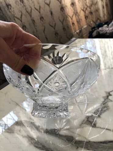 Çaydanlar və qəhvədanlar: Ваза для фруктов. Гусьхрусталь (Россия) В отличном состоянии! — 2