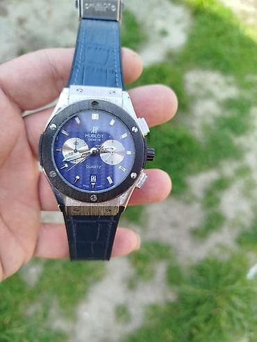 Qadın geyimləri: Qol saatı, Hublot, rəng - Mavi — 2