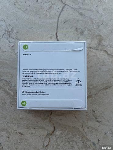 bluetooth qulaqciqlar: Yeni Simsiz (Bluetooth) Qulaqcıqlar, Apple, rəng - Ağ — 2
